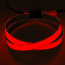 Красная электро-люминесцентная лента, 1 метр