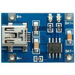 Зарядное для Li-Ion аккумуляторов на чипе TP4056 mini USB