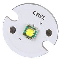 Светодиод CREE XPG Q5 (теплый) на алюминиевой базе 16мм