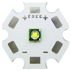 Светодиод CREE XPG Q5 (теплый) на алюминиевой базе 20мм