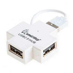 Разветвитель Smartbuy USB 1 --> 4 SBHA-6900-K