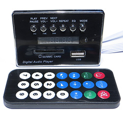 Панельный MP3 проигрыватель (USB флешки, TF карты) c fm приёмником