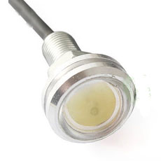 Светодиодная белая лампа-болт 1,5 ватта, 18 мм серебристый корпус