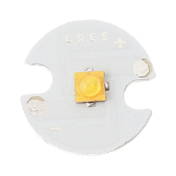 Светодиод CREE XP-E HEW (теплый) на алюминиевой базе 16мм