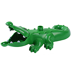 Крокодил, совместимый с контруктором Лего дупло