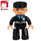 Полицейский – минифигурка, совместимая с контруктором Лего дупло