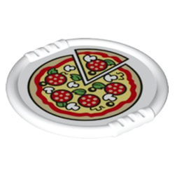 Тарелка «Пицца» Лего дупло