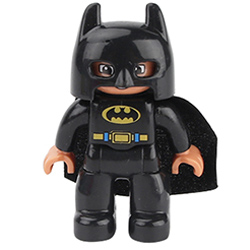 Бэтмен – минифигурка, совместимая с контруктором Лего дупло