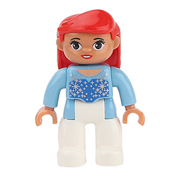 Принцесса Ариэль – минифигурка, совместимая с контруктором Лего дупло