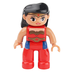 Чудо-женщина – минифигурка, совместимая с контруктором Лего дупло