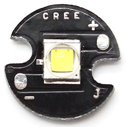 Светодиод CREE XM-L EZV U2 6 вольт, 12 ватт, 1200 люмен,16 мм звезда