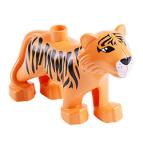 Тигр – фигурка, совместимая с Лего дупло