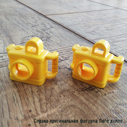 Фотоаппарат – деталь конструктора, совместимая с Лего дупло
