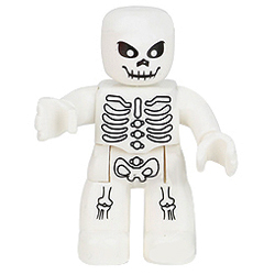 Скелет - фигурка, совместимая с конструктором Лего