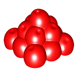 Красные ягоды – деталь конструктора, совместимая с  Лего дупло