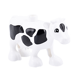 Корова – фигурка для конструктора, совместимая с Лего дупло