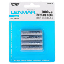 Никель-металгидридный аккумулятор lenmar AAA 1000мАч