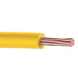 Провод монтажный многожильный низковольтный ПГВА 0,5 кв.мм, жёлтый