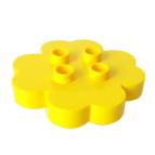 Большой цветок жёлтый — деталь конструктора, совместимая с Лего дупло