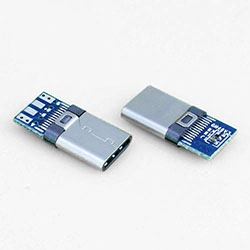 Штекер USB 3.1 Type C папа на плате