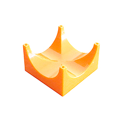 Оранжевый перекрёсток для желобков, совместимая с Лего дупло