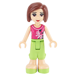 Девочка №2 – минифигурка, совместимая с контруктором Лего дупло