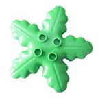 Тёмно-зелёная крона пальмы №2, совместимая с Лего дупло