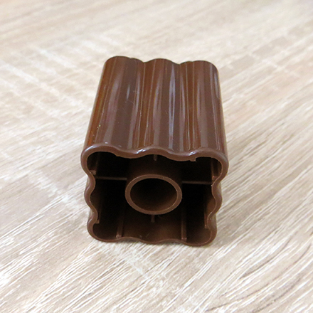 Ребристый высокий кубик — деталь, совместимая с Лего дупло