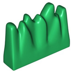 Тёмно-зелёная трава – деталь конструктора, совместимая с  Лего дупло