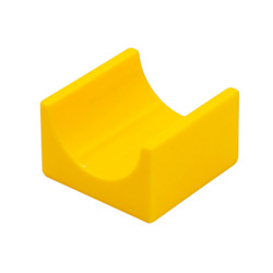 Маленький прямой желоб жёлтый, совместимый с Лего дупло