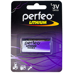 Батарейка Perfeo  lithium CR123A 3V