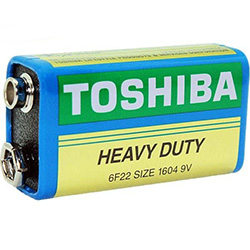 Батарейка Toshiba 6F22 (Крона) 9.0в