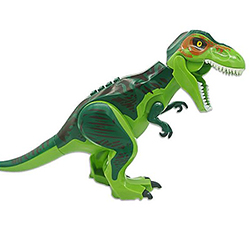 Большой зелёный тиранозавр — фигурка, совместимая с конструктором Лего