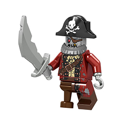 Одноногий пират-призрак — фигурка, совместимая с Лего