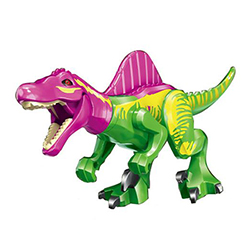 Небольшой динозавр №7 — фигурка, совместимая с конструктором Лего