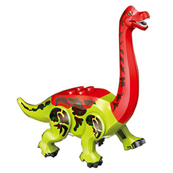 Небольшой динозавр №8 — фигурка, совместимая с конструктором Лего