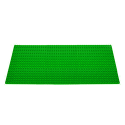 Большая строительная пластина 24х48 тёмно-зелёная, совместимая с Лего