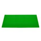 Большая строительная пластина 24х48 тёмно-зелёная, совместимая с Лего