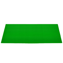 Большая строительная пластина 28х56 тёмно-зелёная, совместимая с Лего