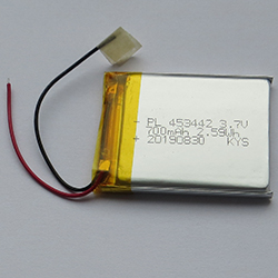 Литий-ионный аккумулятор 700 ма*ч 453442