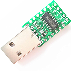 Преобразователь USB-UART на основе CH340C