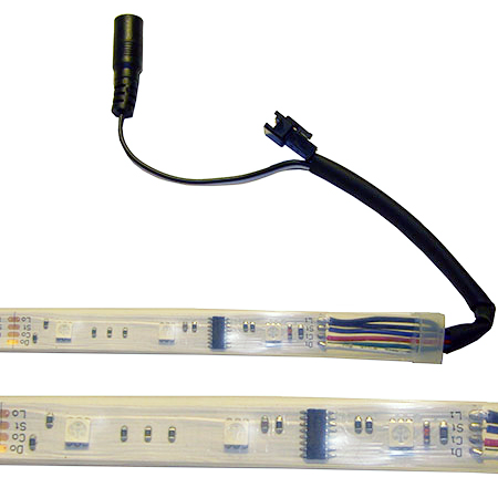 Светодиодная лента RGB со встроенным контроллером на чипах LPD6803