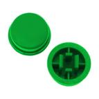 Круглый колпачок для кнопки зелёный