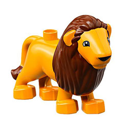 Лев – фигурка Лего дупло