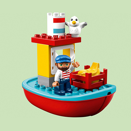 Лодка — детали конструктора Лего дупло