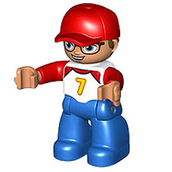 Дядя в красной кепке – фигурка Лего дупло