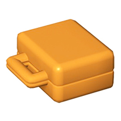 Оранжевый чемодан Лего дупло