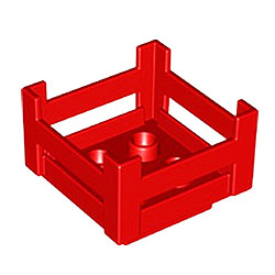 Красный ящик – деталь Лего дупло