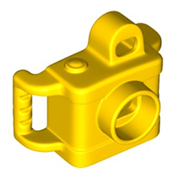 Фотоаппарат жёлтый – деталь конструктора Лего дупло