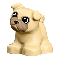 Светло-коричневая собака нового образца – фигурка Лего дупло